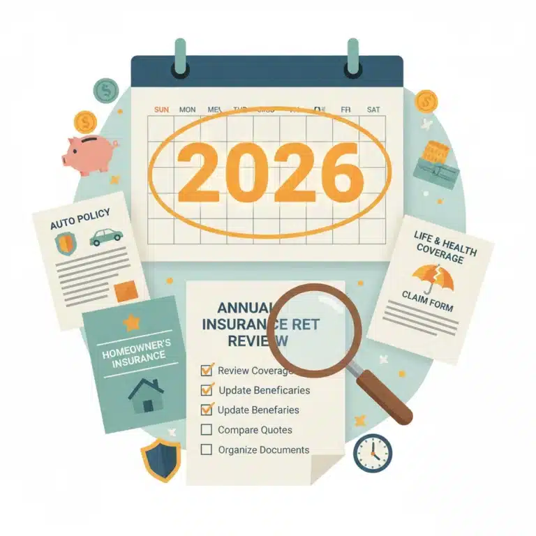 2026 policyholder annual review checklist for insurance coverage