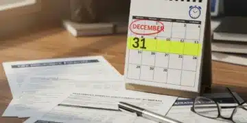 Calendar showing December 31, 2026 deadline with insurance documents