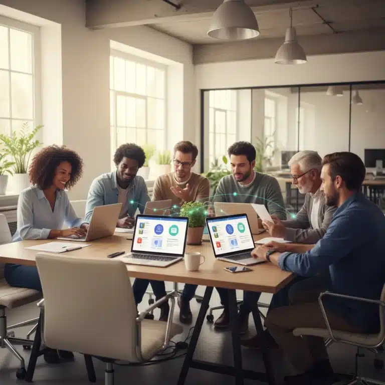 Consumers engaging with digital insurance platforms on multiple devices