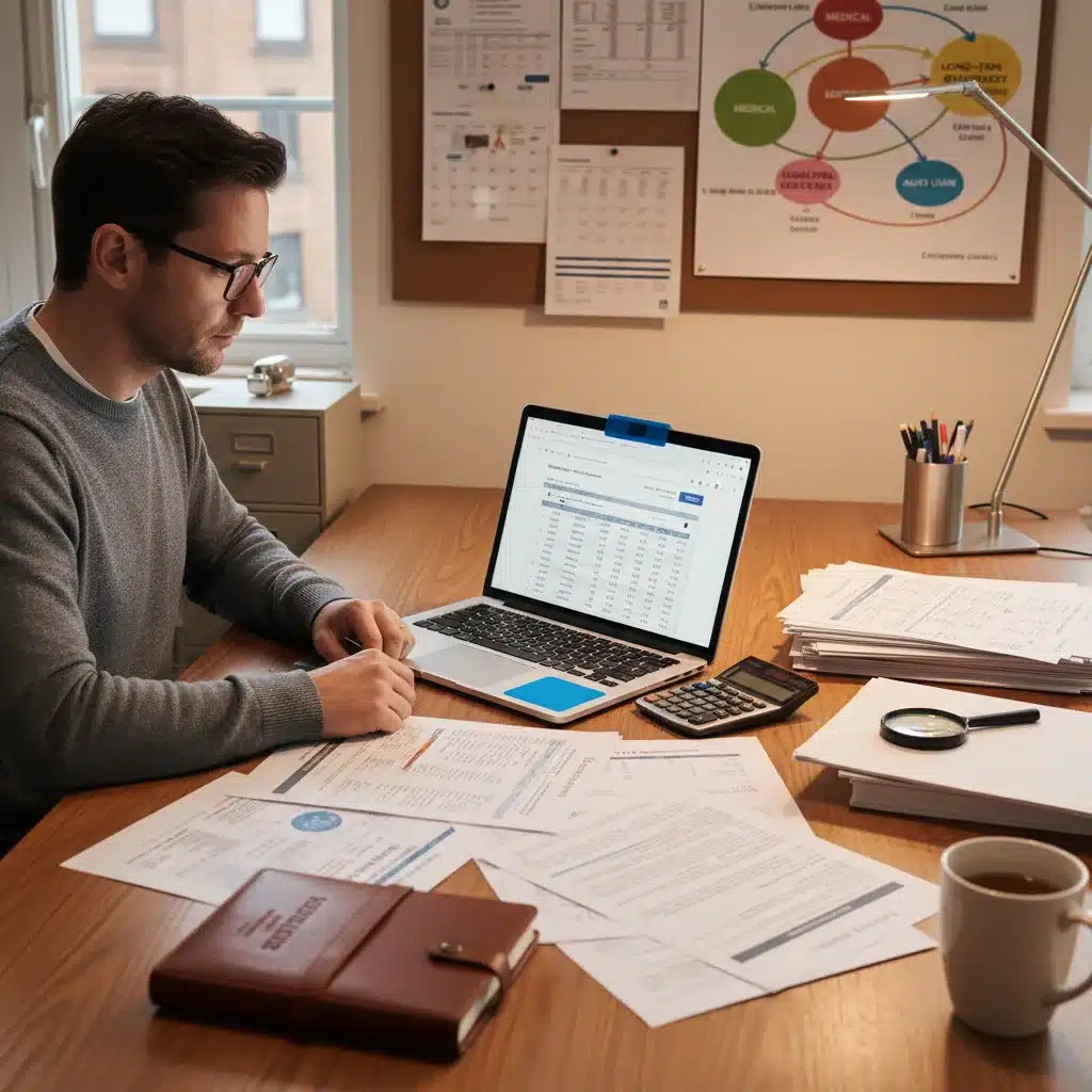 Person planning finances to avoid out-of-pocket costs