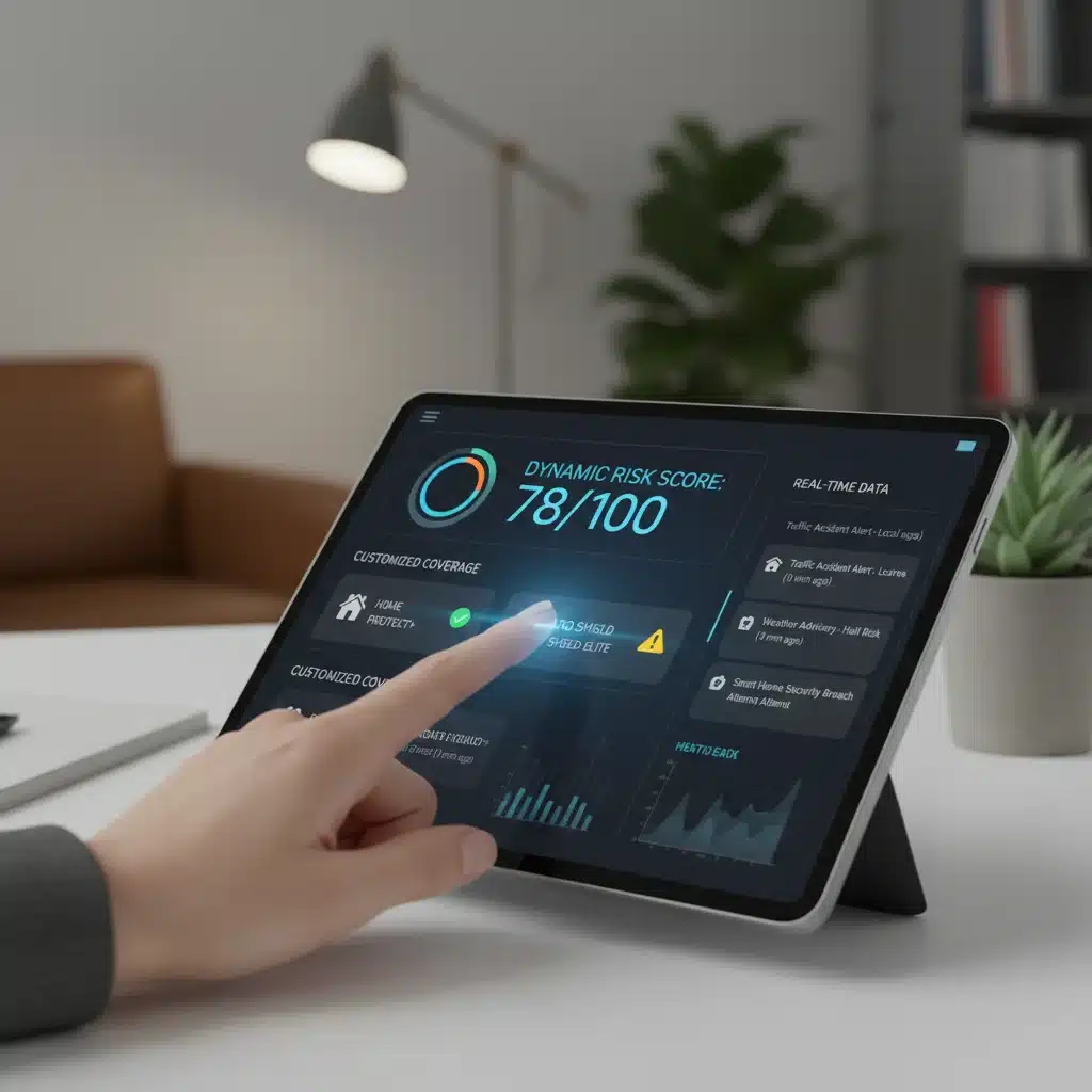 Interactive dashboard for personalized insurance policy management