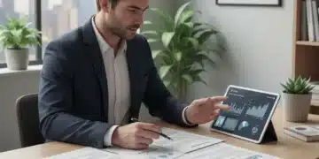 Person reviewing insurance policies for 2026 financial planning