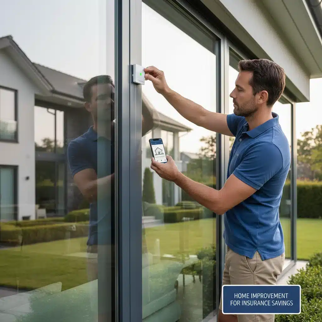 Installing smart home security for insurance discounts