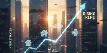 Graph showing rising interest rates impacting insurance policies in 2026