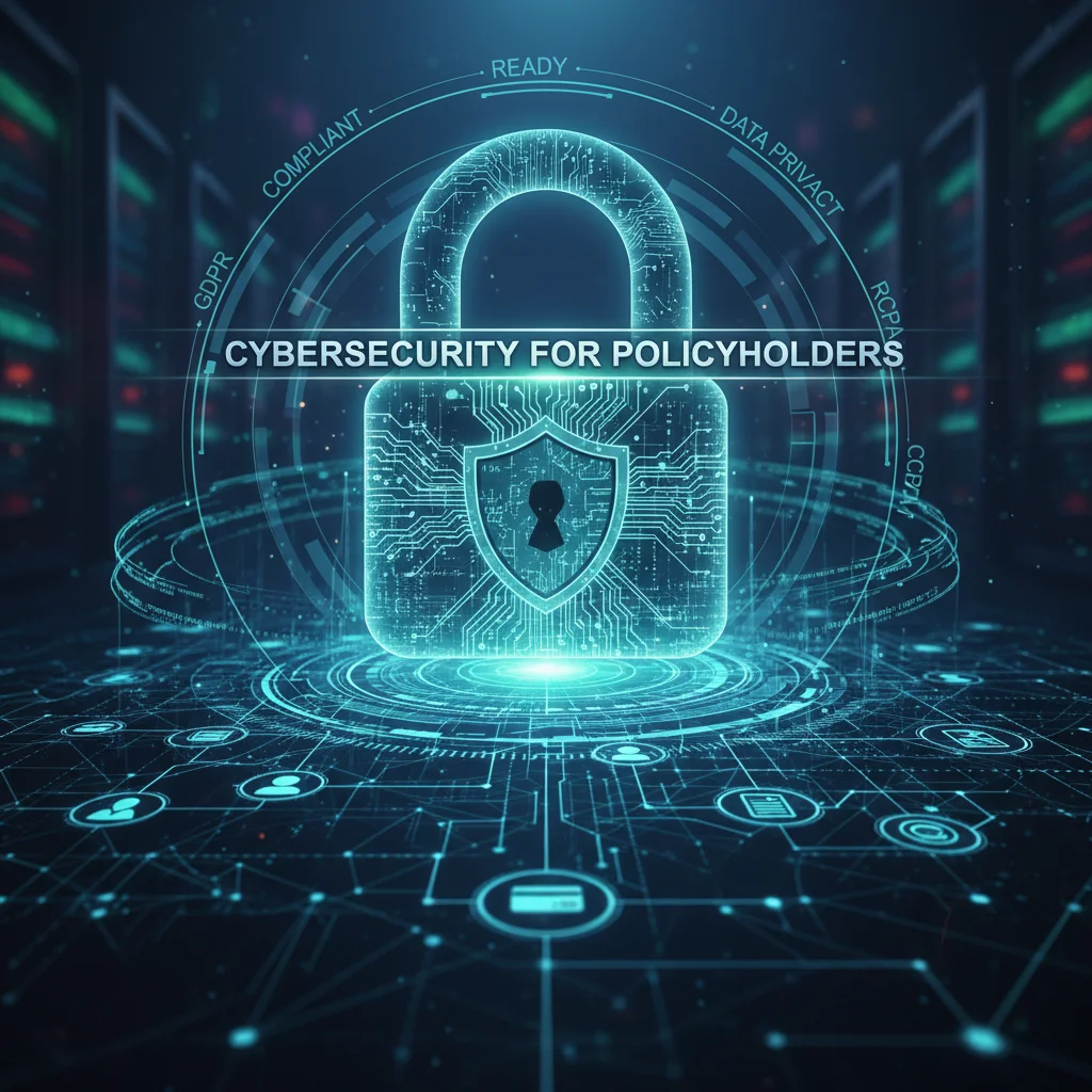 Digital lock over data streams, representing enhanced data privacy and cybersecurity.