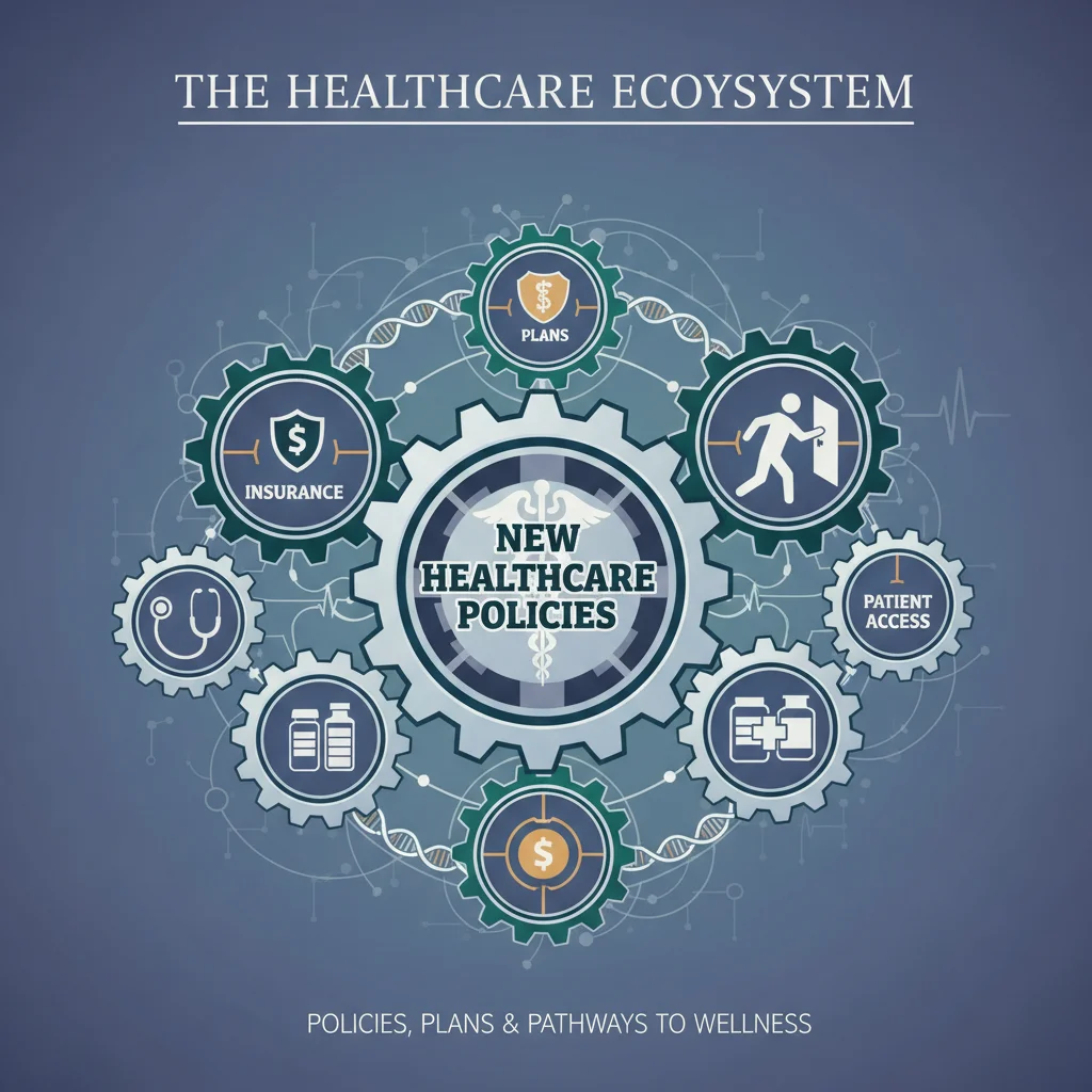 Interconnected gears symbolizing complex healthcare policy changes and patient impact.