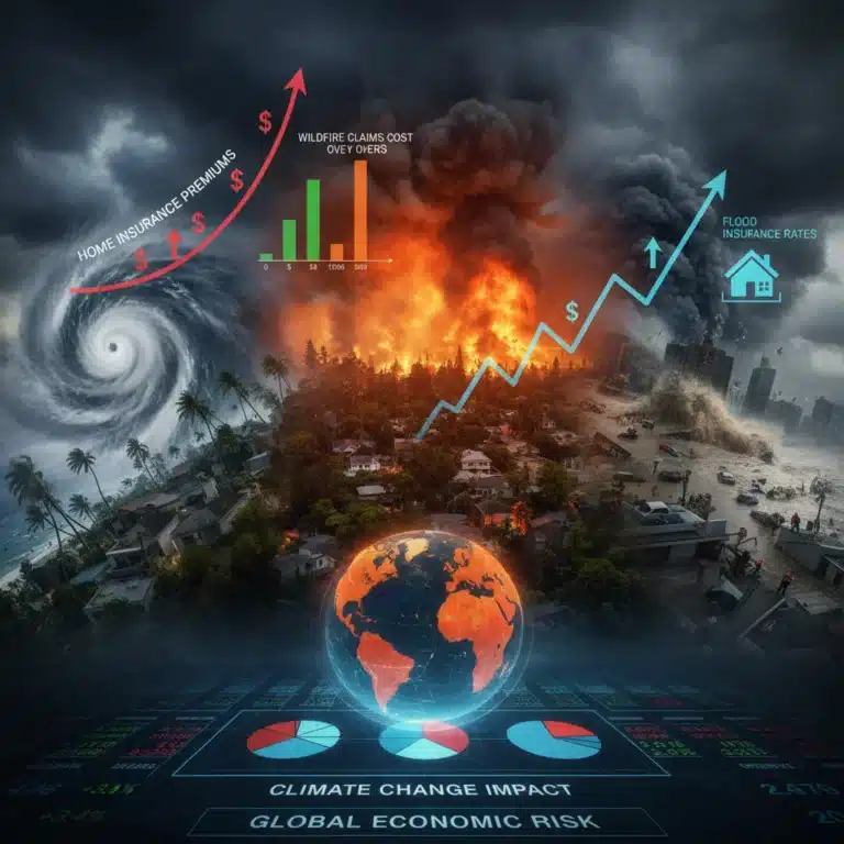 Rising insurance costs due to climate change and extreme weather events